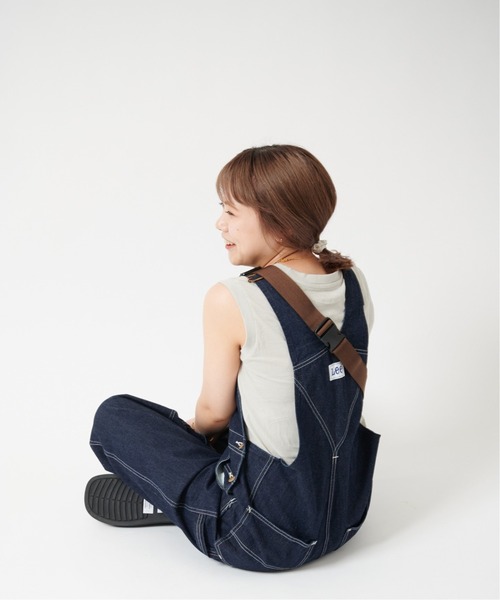 Lee サロペット　黒　160 アメカジ　オーバーオール Lee/リー 本格的オーバーオール【キッズ130-160cm】デニム
