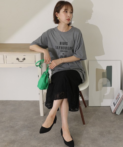 レディース 半袖Tシャツ★キルシ★スリムフィット COLLAR IVORY ツイストアシメネック半袖Tシャツ | レディースファッション通販