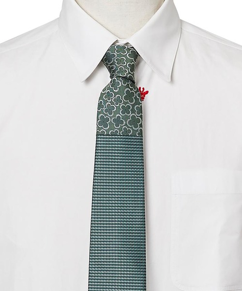 giraffe 」フラワークレリック千鳥タイ シルクネクタイ giraffe（ジラフ） ネクタイ 「 ネクタイ専門店 」フラワークレリック