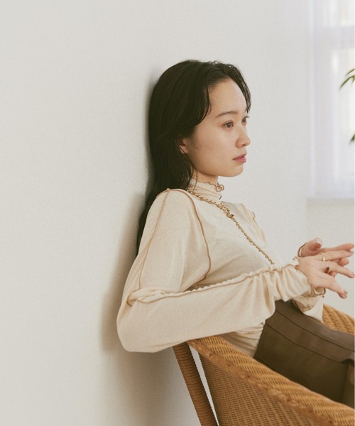 TOI ET MOI トップス moi tytto tシャツ メロウロングスリーブトップス レディース