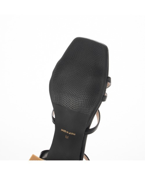 carino（カリーノ） サンダル スクエアトゥストラップサンダル