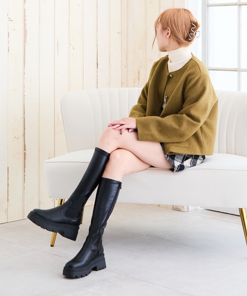 【追跡あり!】ALDO カップソール ロングブーツ ☆ 自然な美しさ Luca Grossi LUCA GROSSI ルカグロッシ ロングブーツ K621T