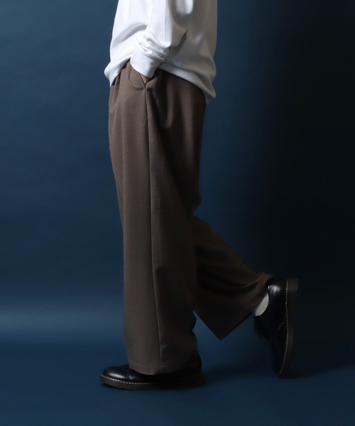 ANPAS（アンパス） スラックス 2Tuck Wide Balloon Pants/センター