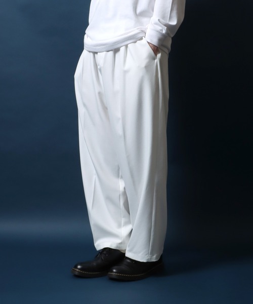 パンツ スラックス メンズ ANPAS 2Tuck Wide Ballon Pants/ANPAS 別注 センタープレス 2タック ワイドバルーンパン｜zozo｜08