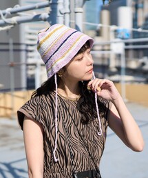 FREAK'S STORE 帽子 ハット クロシェ バケットハット レディース
