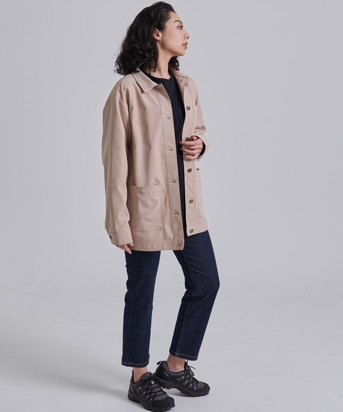 Eddie Bauer ベージュ カバーオール Eddie Bauer（エディーバウアー） カバーオール ユーティリティ シャツ
