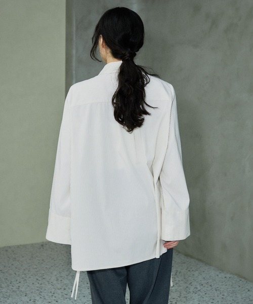 Formeque ブラウス シャツ 「Formeque」ワイドスリーブ