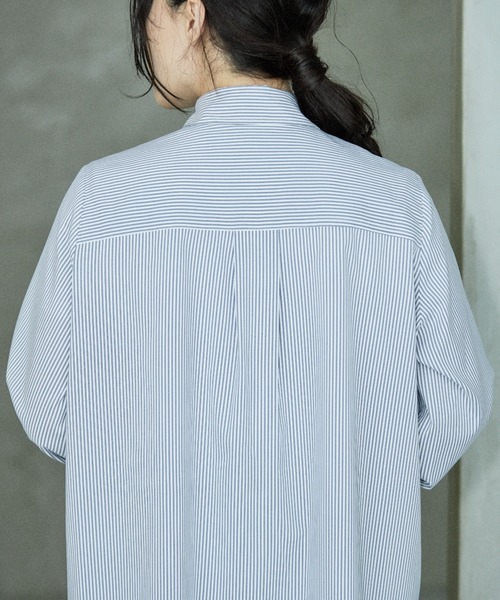 ブラウス シャツ 「Formeque」ワイドスリーブシャーリングシャツ レディース Formeque ブラウス シャツ 「Formeque」ワイドスリーブ