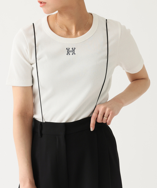 HARDY NOIR（アルディーノアール） tシャツ Tシャツ 細リブTシャツ