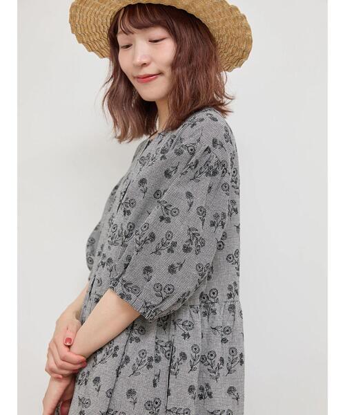 ワンピース 「Sサイズ / WEB限定」総刺繍ウエスト切替ワンピース 