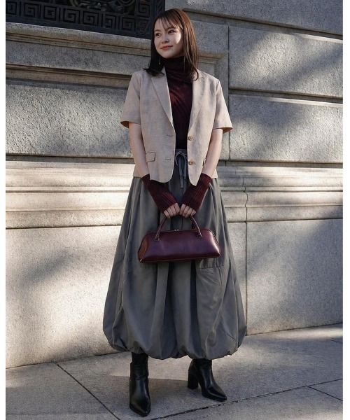 BLANC FICELLE スカート バルーンスカート ロング丈 : ZOZOTOWN Yahoo