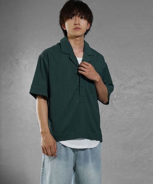 MinoriTY（マイノリティ） ポロシャツ 「MinoriTY」楊柳5分袖