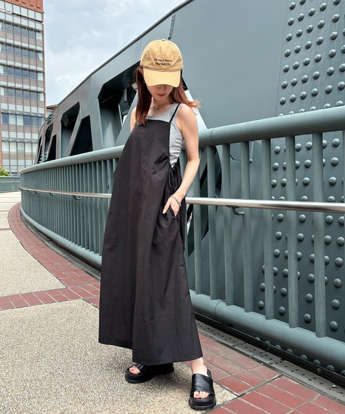 I-SOOK ワンピース 「ISOOK / アイスー」サイドギャザー