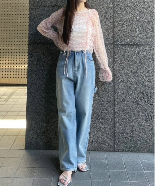 clear ジーンズ デニム デニムパンツ ペインターデニムパンツ