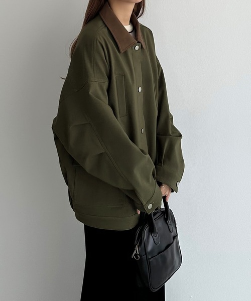 callautia（カラウティア） コート アウター 裏起毛ボンディング