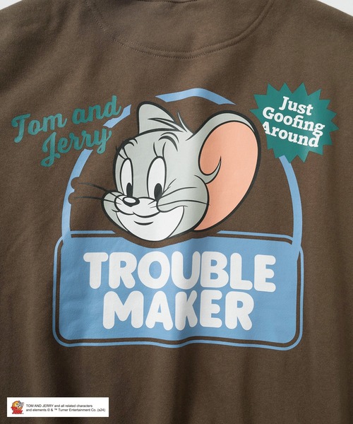 トレーナー スウェット 「0」「TOM＆JERRY/トムとジェリー」ワン