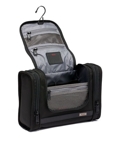 極美品✨トゥミ　トラベルポーチ　アルファ　ハンガー　フック　セカンドバッグ TUMI ポーチ ALPHA ハンギング・トラベル・キット メンズ