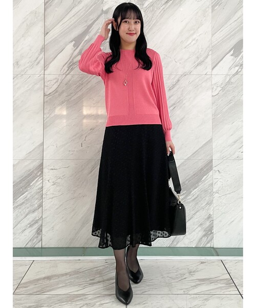 Reflect（リフレクト） スカート 「手洗い可」シアードットフレア