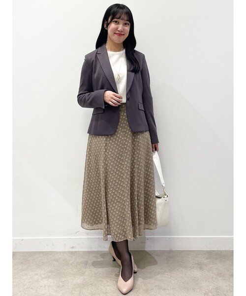 スカート midi pocket stripe skirt / ミディポケットストライプ