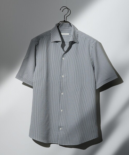 DESIGNWORKS（デザインワークス） シャツ 半袖 「DotAir」2WAY 半袖