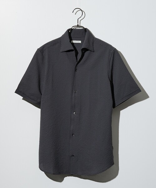 DESIGNWORKS（デザインワークス） シャツ 半袖 「DotAir」2WAY 半袖