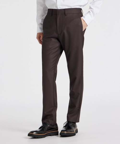 Paul Smith スラックス ソリッド ウールストレッチ テーパード