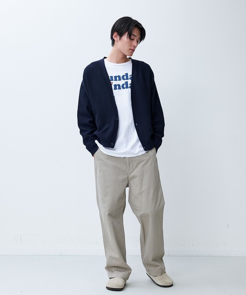 Johnbull（ジョンブル） カーディガン モスステッチVネック