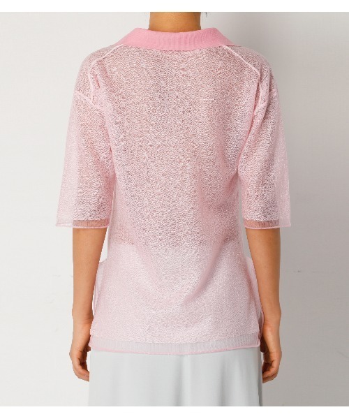アイレネ IRENE ニット 24A82002 ホワイト サイズ：36 アイレネ - IRENE | Wave Pattern Knit Tops-Ivory-36の通販