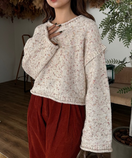 ハンドメイド　セーター INTER FACTORY（インターファクトリー） ニット セーター ゆづき / MIX