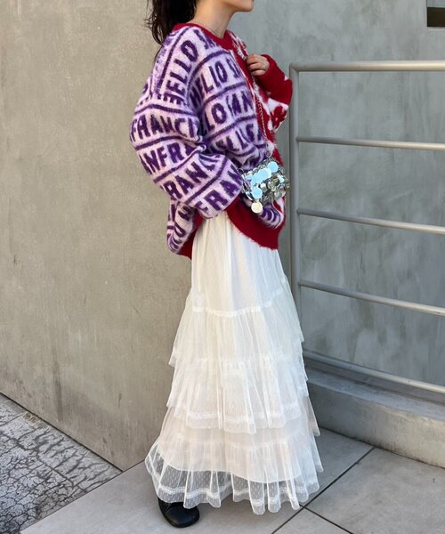 HELLO.SANFRANCISCO ニット セーター 「HELLO.SANFRANCISCO」柄