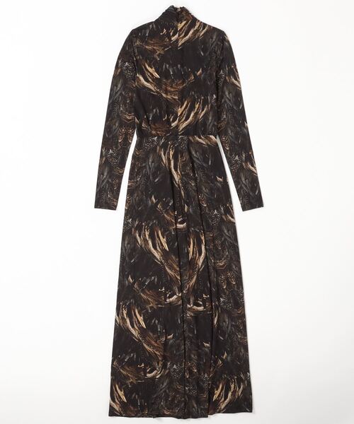 ワンピース mina ALLSAINTS（オールセインツ） ワンピース MINA SLIM FIT PRINTED MAXI