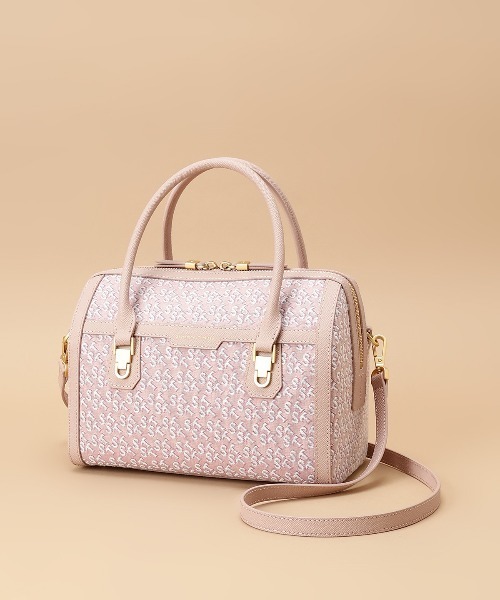Samantha Thavasa ボストンバッグ ST Jacquard シルエット