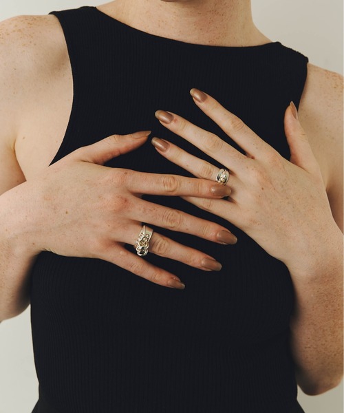 LAPUIS 指輪 リング LAPUIS(ラピュイ)Volume Coil ring