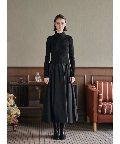 COEL（コエル） ワンピース ランダムリブドッキングワンピース