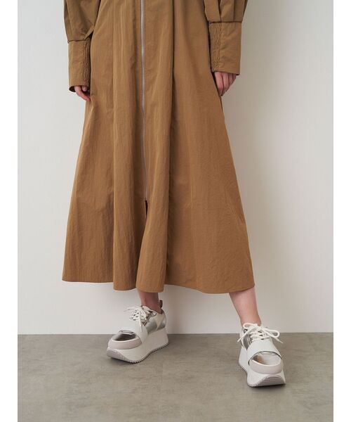 エルベレジェ　新品未使用品　タグ付き　フレア　ワンピース 入手困難 人気のワークマン女子限定商品 ニュートラルフレア