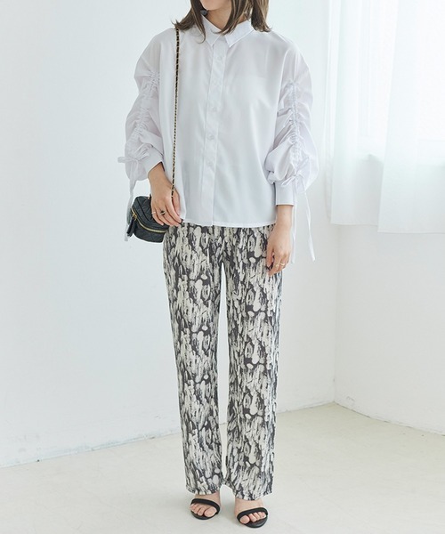 パンツ 「Fizz/フィズ」　総柄レイヤードプリーツパンツ レディース | Fizz | 09