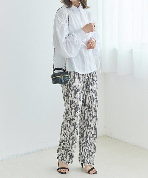 パンツ 「Fizz/フィズ」　総柄レイヤードプリーツパンツ レディース | Fizz | 10