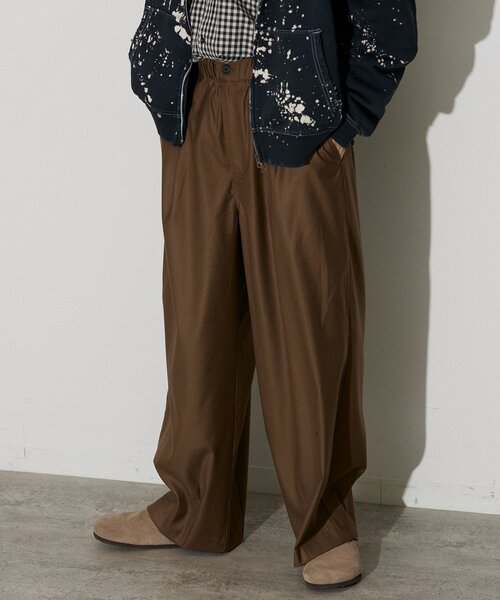 JOURNAL STANDARD スラックス TR モダンワイドスラックス メンズ