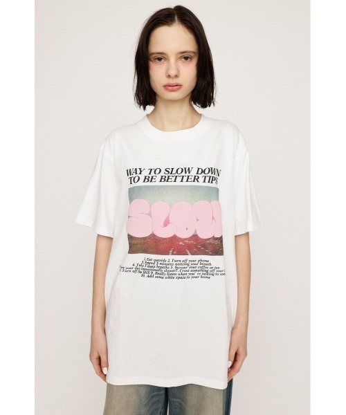 SLY tシャツ 「WEB限定再入荷」PUFFER LOGO T/SH パッファ― ロゴ