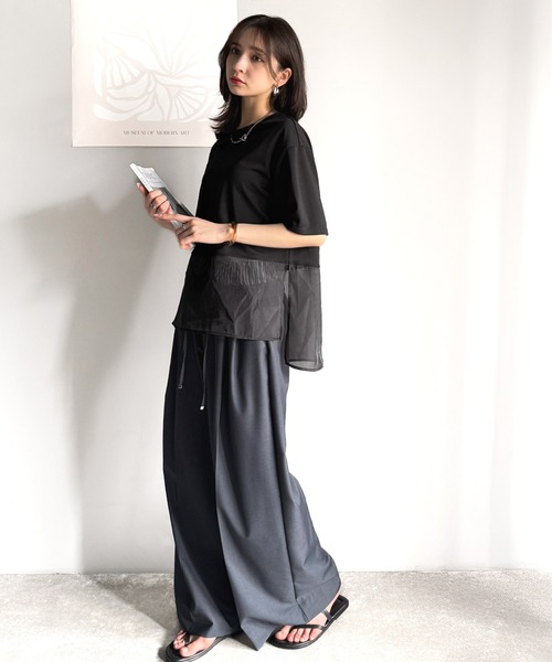 classicalelf（クラシカルエルフ） tシャツ 半袖 夏に涼しさ引き立てる