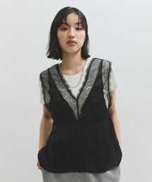 ベスト ジレ メロンメッシュレースジレ レディース｜ZOZOTOWN Yahoo!店