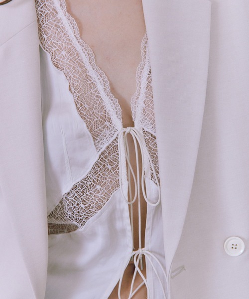 アダムエロペ メロンメッシュレースジレ ADAM ET ROPE'｜メロンメッシュレースジレ | Rakuten Fashion