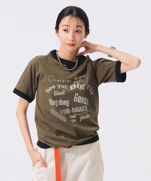 tシャツ 「別注」Jackman / リンガー リブ Tシャツ 25SS レディース Jackman tシャツ 「別注」Jackman / リンガー リブ Tシャツ 25SS