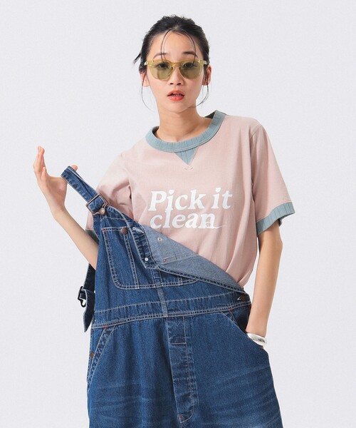 tシャツ 「別注」Jackman / リンガー リブ Tシャツ 25SS レディース
