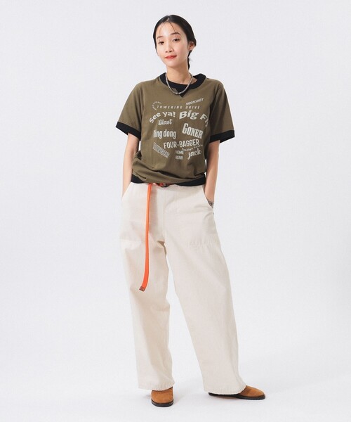 tシャツ 「別注」Jackman / リンガー リブ Tシャツ 25SS レディース Jackman tシャツ 「別注」Jackman / リンガー リブ Tシャツ 25SS