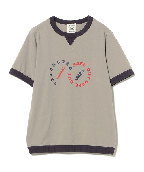 beams Jackman / リンガー リブ Tシャツ 25SS PINK Jackman tシャツ 「別注」Jackman / リンガー リブ Tシャツ 25SS