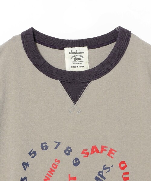 Jackman tシャツ 「別注」Jackman / リンガー リブ Tシャツ 25SS
