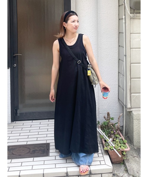 Ungrid ステッチデザインフラットサンダル ブラック L ステッチデザインフラットサンダル[品番：MKSW0043796]｜Ungrid