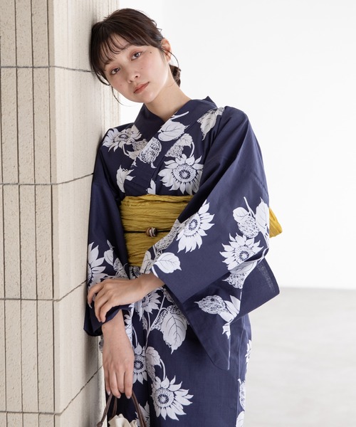 こだわり浴衣＋帯セット♡1度のみ着用 浴衣 こだわり浴衣5点セット レディース : ZOZOTOWN Yahoo!店 - 通販