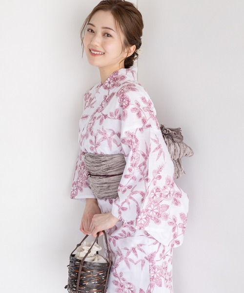 こだわり浴衣＋帯セット♡1度のみ着用 浴衣 こだわり浴衣5点セット レディース : ZOZOTOWN Yahoo!店 - 通販